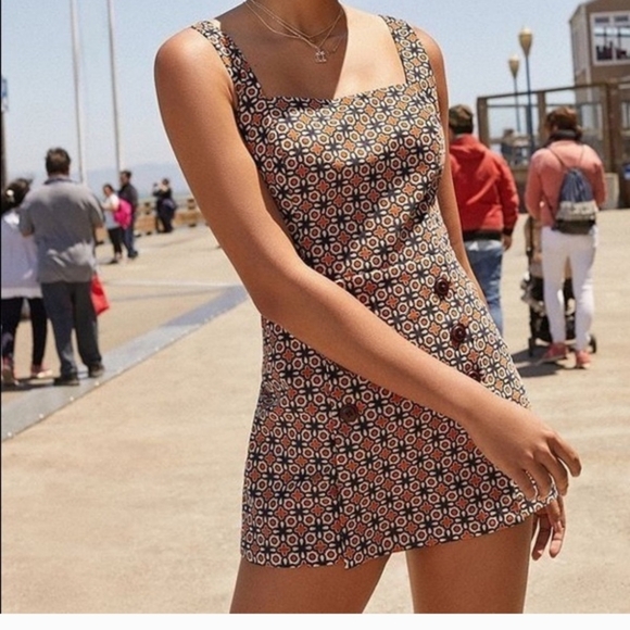 BDG Urban Outfitters UO Daley Corduroy Skort Romper M NWOT - Picture 2 of 5